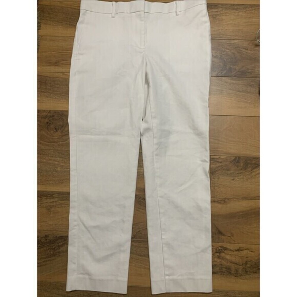 Ann Taylor White High Rise Pants Capri Ankle Length Summer Spring  Women’s 6
